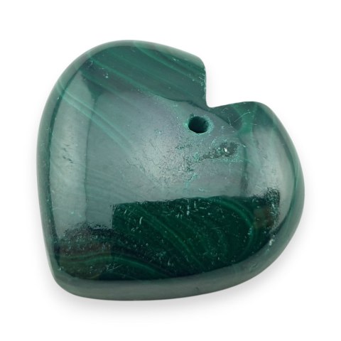 Malachit kaboszon z dziurką 27x25 mm nr 26
