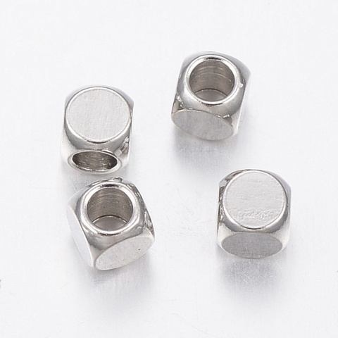 Przekładka kostka zaokrąglona stal szlachetna 3x3 mm 4 szt