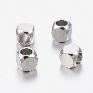 Przekładka kostka zaokrąglona stal szlachetna 3x3 mm 4 szt
