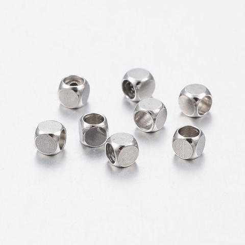 Przekładka kostka zaokrąglona stal szlachetna 2x2 mm 4 szt