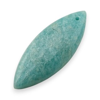 Amazonit kaboszon z dziurką 35x14 mm nr 35