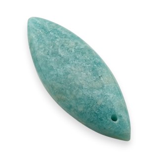 Amazonit kaboszon z dziurką 35x14 mm nr 35