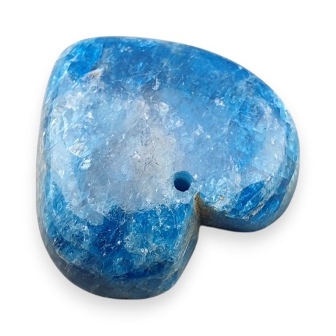 Apatyt serce z dziurką 23x22 mm nr 17