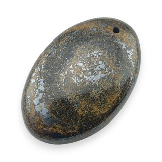 Bronzyt kaboszon z dziurką 28x18 mm nr 23