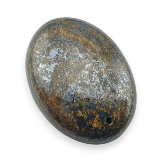 Bronzyt kaboszon z dziurką 30x22 mm nr 5