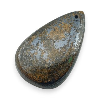 Bronzyt kaboszon z dziurką 32x19 mm nr 21
