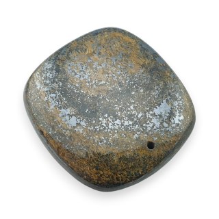 Bronzyt kaboszon z dziurką 33x31 mm nr 2