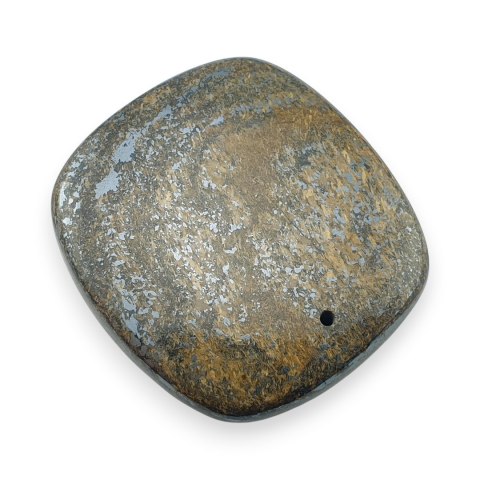 Bronzyt kaboszon z dziurką 34x31 mm nr 1