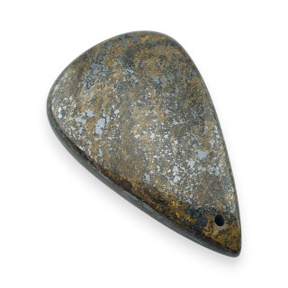 Bronzyt kaboszon z dziurką 37x23 mm nr 9