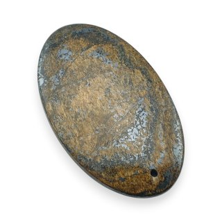 Bronzyt kaboszon z dziurką 39x23 mm nr 11