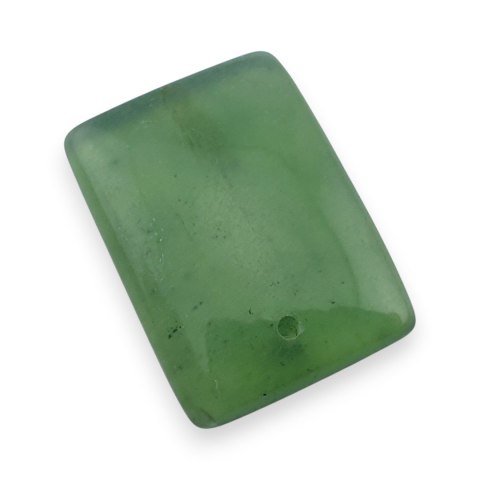 Jadeit nefryt kaboszon z dziurką 22x16 mm nr 20