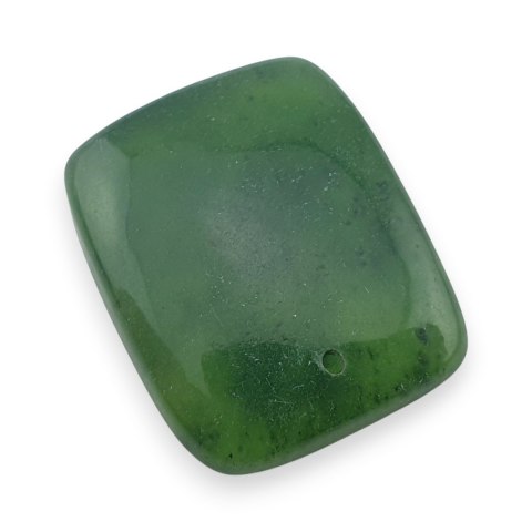 Jadeit nefryt kaboszon z dziurką 26x21 mm nr 17