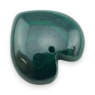 Malachit kaboszon z dziurką 21x21 mm nr 51