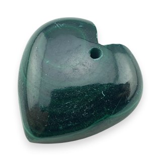 Malachit kaboszon z dziurką 23x22 mm nr 48