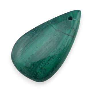 Malachit kaboszon z dziurką 25x14 mm nr 103
