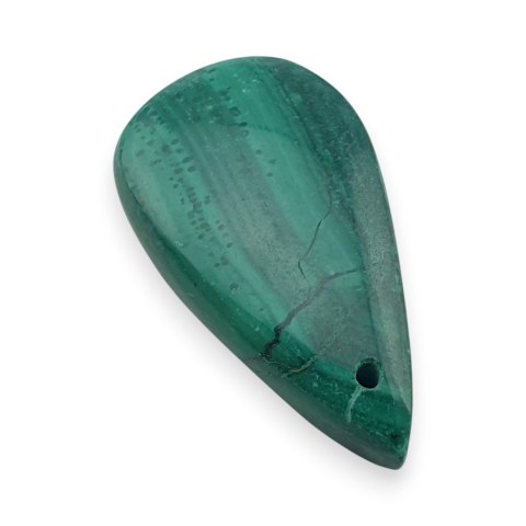 Malachit kaboszon z dziurką 25x14 mm nr 103
