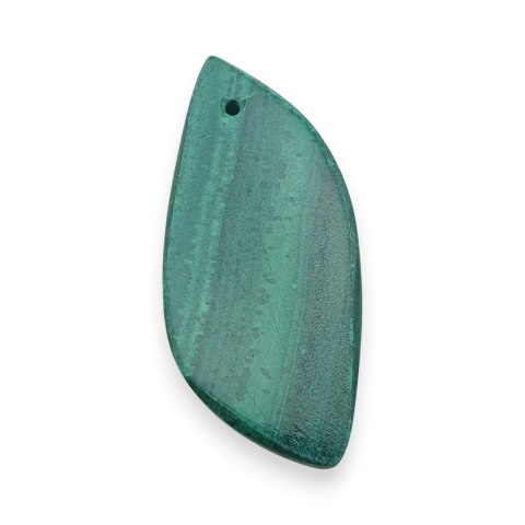 Malachit kaboszon z dziurką 30x14 mm nr 62