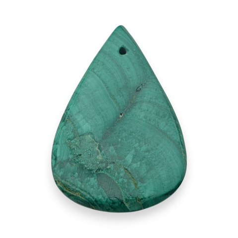Malachit kaboszon z dziurką 30x20 mm nr 68
