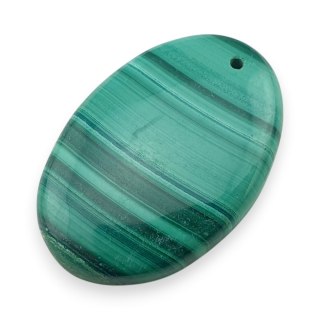 Malachit kaboszon z dziurką 30x20 mm nr 69