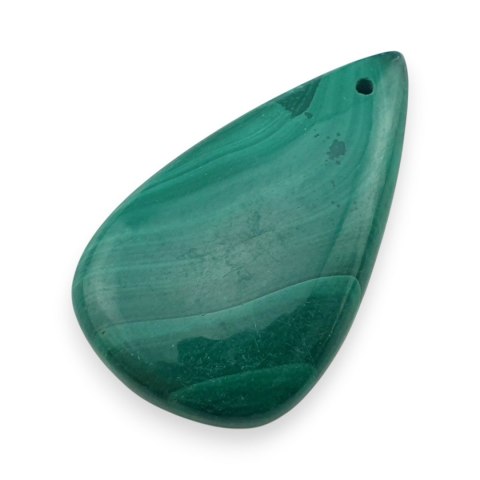 Malachit kaboszon z dziurką 32x19 mm nr 67