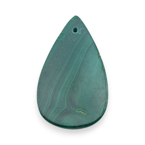 Malachit kaboszon z dziurką 35x20 mm nr 54