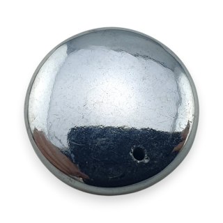 Szungit szlachetny kaboszon z dziurką fi 18 mm nr 34