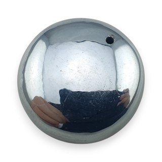 Szungit szlachetny kaboszon z dziurką fi 22 mm nr 15
