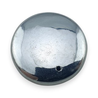 Szungit szlachetny kaboszon z dziurką fi 22 mm nr 23