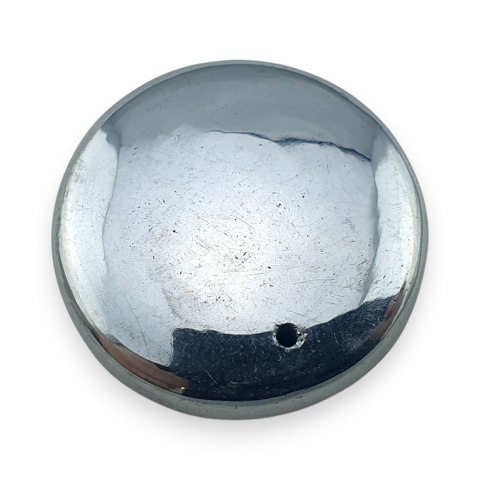 Szungit szlachetny kaboszon z dziurką fi 22 mm nr 23