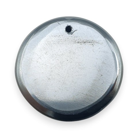 Szungit szlachetny kaboszon z dziurką fi 22 mm nr 3