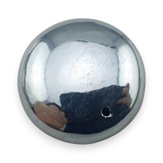Szungit szlachetny kaboszon z dziurką fi 23 mm nr 16