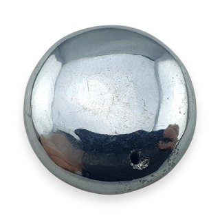 Szungit szlachetny kaboszon z dziurką fi 23 mm nr 26