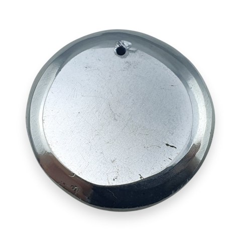Szungit szlachetny kaboszon z dziurką fi 23 mm nr 27