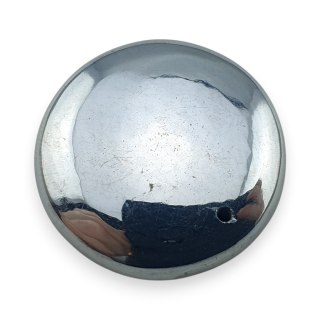 Szungit szlachetny kaboszon z dziurką fi 25 mm nr 14