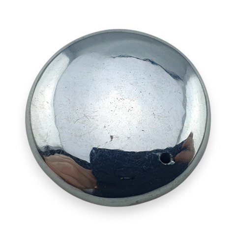 Szungit szlachetny kaboszon z dziurką fi 25 mm nr 14