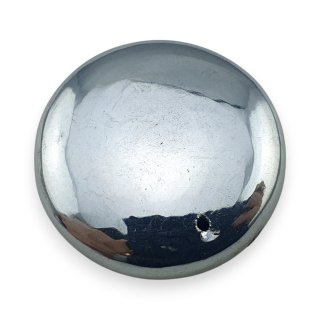 Szungit szlachetny kaboszon z dziurką fi 29 mm nr 6