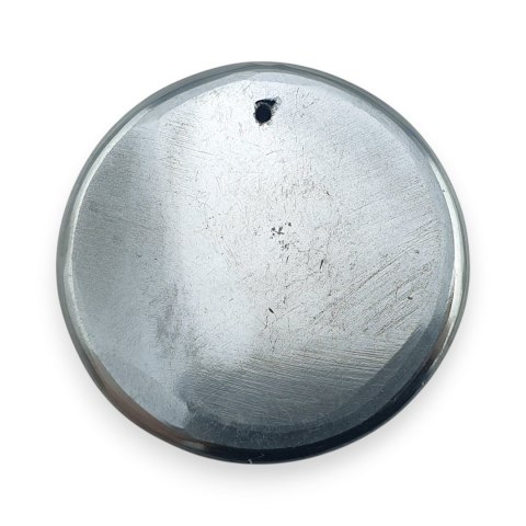 Szungit szlachetny kaboszon z dziurką fi 29 mm nr 6