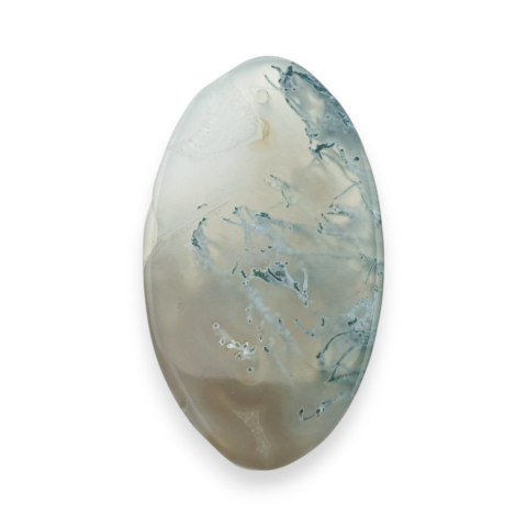 Agat mszysty antique kaboszon z dziurką 38x21 mm nr 14