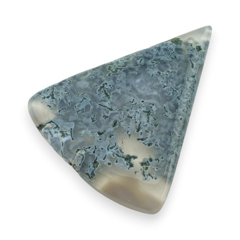 Agat mszysty antique kaboszon z dziurką 40x33 mm nr 10