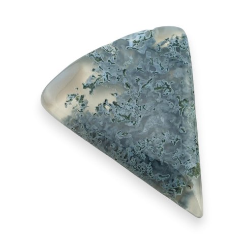 Agat mszysty antique kaboszon z dziurką 40x33 mm nr 10