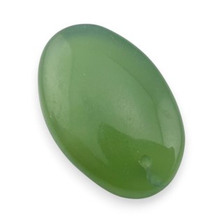 Jadeit nefryt kaboszon z dziurką 23x15 mm nr 41