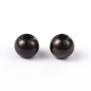Kulka przekładka stal szlachetna 6 mm 4 szt kolor czarny powłoka IP