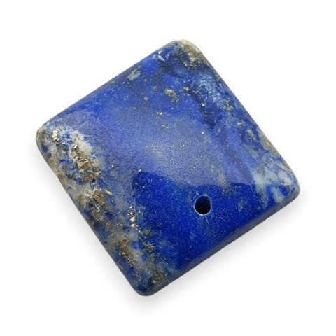 Lapis lazuli kaboszon z dziurką 17x16 mm nr 91