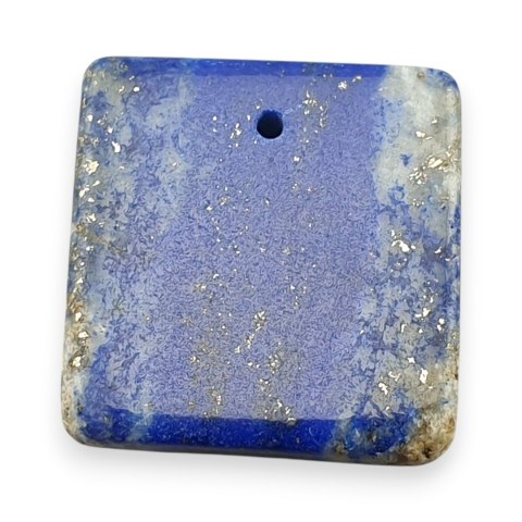 Lapis lazuli kaboszon z dziurką 17x16 mm nr 91