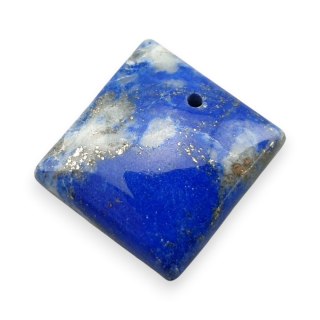 Lapis lazuli kaboszon z dziurką 18x17 mm nr 92