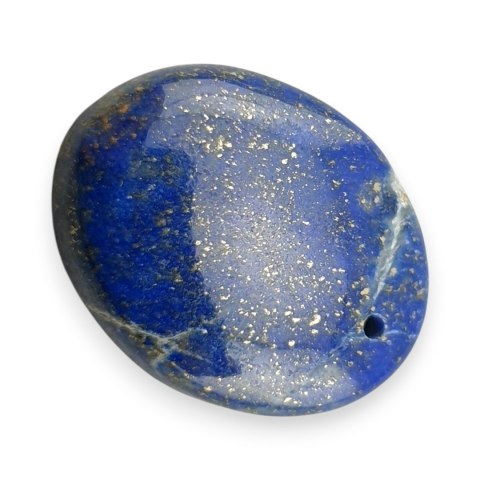 Lapis lazuli kaboszon z dziurką 23x18 mm nr 87