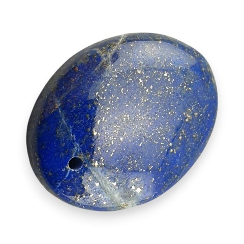 Lapis lazuli kaboszon z dziurką 23x18 mm nr 87