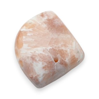 Skolecyt różowy kaboszon z dziurką 23x22 mm nr 19