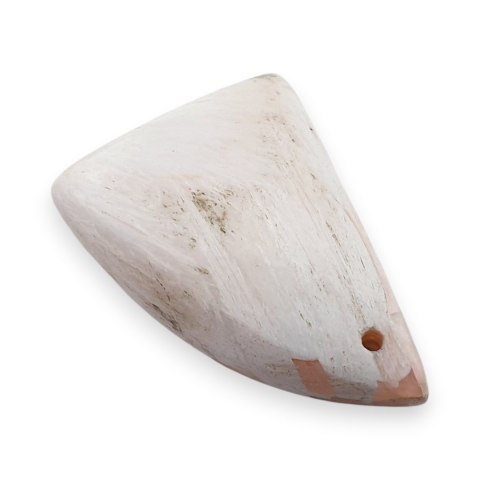 Skolecyt różowy kaboszon z dziurką 24x18 mm nr 34