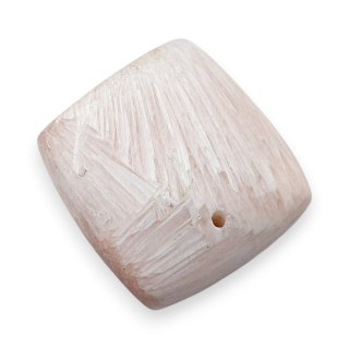 Skolecyt różowy kaboszon z dziurką 24x3 mm nr 10